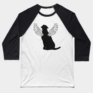 Black Lab: Guardian Angel Baseball T-Shirt